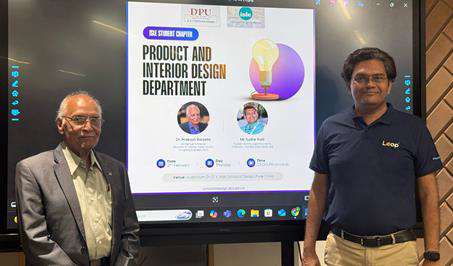 Dr. Prakash Barjatia and Er. Sudhir Patil at Student Chapter intro session