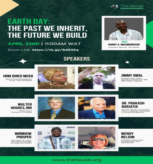 Earth Day event speakers — The Havids, 22 April 2024