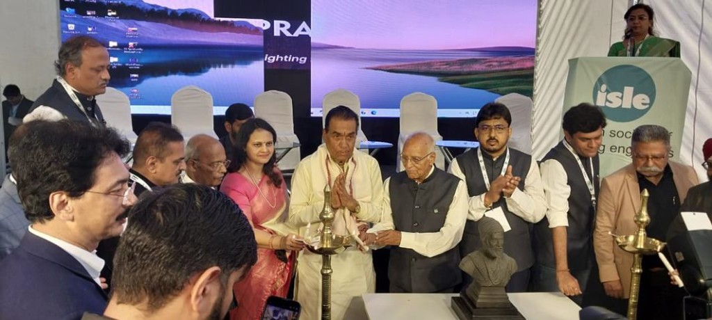 Deep Prajwalan lamp lighting ceremony at PRAKASH 2024 inaugural session